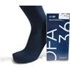 Ofa 365 - Gambaletto Cotone Calze al ginocchio, da viaggio, unisex, rivitalizzanti (marine, IV 45-47) 1 paio
