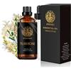 Aphrosmile Aromaterapia Tuberosa Olio Essenziale per Deodorante per Ambienti, 3.3oz 100% Puro Tuberosa Olio Essenziale per Fare Candele Fai da Te, 100ml Aromaterapia Tuberosa Olio per Bombe da Bagno,Fare Sapone