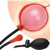 DYUOMB BDSM Espansore anale Plug anale gonfiabile in lattice vaginale Uomini e donne Dilatatore vaginale Dilatatore anale Giocattolo anale Plug anale gonfiabile Pompa anale SM Giocattolo sessuale for