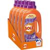 Sole Detersivo Lavatrice Lavanda Freschezza Naturale 145 Lavaggi, (5x29), Formula igienizzante, Detersivo Lavatrice Liquido Lavanda, rimuove le macchie a basse temperature
