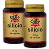 Obire Silicio 25 mg 90 capsule (pack 2 pezzi) - integratore rinforza capelli unghie pelle