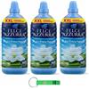 Beni Culinari 3 ammorbidenti Felce Azzurra Pura Freschezza - Ammorbidente concentrato - 92 lavaggi - 1840ml + portachiavi Beni Culinari