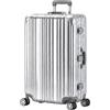 Travelhouse London, valigetta rigida in alluminio, con telaio in alluminio, diverse misure e colori, T1169, argento, Großer Koffer, Valigia