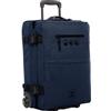 SONS OF ALOHA Valigia e zaino da cabina 2 in 1 sostenibile PET riciclato KANE │ valigetta bagaglio cabina 2 ruote uomo donna, da PET riciclato │ valigia rigida impermeabile blu-oceano fatto a mano