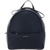 Coccinelle Pelle zaino Nory Backpack Grained Leather Midnight Blue blu scuro