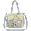 Jilijia Yoshiki Tsujinaka Zaino Anime Ita Bag Kawaii Borsa a tracolla Hikaru Indo Badge Pins Display Bag Cartoon Crossbody Borse da collezione Regali, Tipologia 10., 31*11*31cm