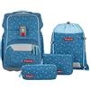 Step by Step Basis Schulranzen-Set 4-teilig Blue Hearts