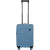 Bric's B|Y Ulisse Spinner Valigia trolley a mano, esterno rigido e serratura approvata TSA, Grigio e blu, 21 Inch