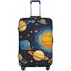 HLBSDM Coprivaligia con motivo a pianeta del solare, coprivaligia da viaggio