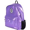 hype Zaino casual per scuola, università, lavoro, escursionismo, per bambini, ragazzi, ragazze, adolescenti, uomini e donne, Lampo Glitter Viola, Taglia unica