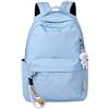 PengGengA Bambini Tinta Unita Zaini Scuola Media Zainetto Zaino Trekking Grande Capacità Blu