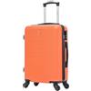 CELIMS - Valigie leggere approvate da più di 100 compagnie aeree per un viaggio in tutta sicurezza, arancione, Cabine 55 cm