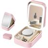 mumisuto Porta Trucchi Da Viaggio con 3 Modalità Di Luce Regolabili Porta Trucchi con Specchio Portatile Beauty Case Da Viaggio con Più Scomparti Borsa Per Cosmetici Professionale Borsa Per Trucchi Da Viaggio