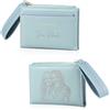 Grovjewfit Portafoglio Da Donna Personalizzato Piccolo Portafogli Con Nome Foto Borsa A Tracolla Da Donna Con Tasca Portamonete Mini Regalo Per Mamma Moglie Natale Compleanno Festa Della Mamma (B - Blu)