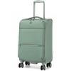Miss Lulu Valigia Bagaglio a Mano Trolley Rigido Piccolo Valigia con Ruote Giratorie, 59,5x36,5x25cm, Verde