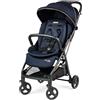 Peg Perego PEG Selfie Plus Passeggino Leggero Compatto, Chiusura Automatica, Dalla Nascita Fino A 22 Kg, Doppio Rivestimento, Capottina UPF 50+, Cestello Portaoggetti, Blue Shine