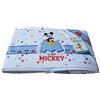 Ellepi DISNEY. Completo, Set 3 pezzi Lenzuola BABY. Carrozzina e Culla in 100% Cotone. (Lettino/Culla (Culla con doghe), EL0210 - MICKEY 1513 - Bianco/Cielo)