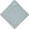 LÄSSIG Asciugamano con cappuccio per neonati in mussola e spugna/Muslin/Terry Hooded Towel powder blue