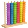 TAIZhiChen Set di Blocchi di Legno Impilabili per Ordinare E Contare I Colori, Apprendimento Precoce Dei Colori per Bambini in Età Prescolare, come descritto, L