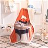 Fansu Doppio Coperta Flanella per Lettino Grande Morbide Bimbo Copertine Letto Caldo Coperte Neonato Asilo per Bambini Ragazzi Ragazze (100x140cm,Marrone)