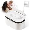 perfeclan Scalda Salviette, Porta Dispenser Riscaldamento Temperatura Regolabile, Salviettine Umidificate Ricaricabili con Coperchio, Termostato Scatola Portatile per Neonati,Bagno,Auto, Viaggio,Casa