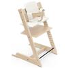 Stokke Seggiolone Stokke Tripp Trapp (Natural) con cuscino OCS (Wheat Cream) - Include sedia Tripp Trapp, Baby Set 2 per bambini da 6 a 36 mesi e cuscino - Regolabile, ergonomico e facile da pulire