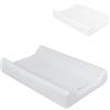 Kikka Boo Kikkaboo, fasciatoio in memory foam Airknit 70 x 45 cm bordo laterale rialzato, colorazione:grigio