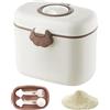 Generico Dispenser Portatile Per Latte In Polvere | Dispenser Per Formula | Portatile per Utilizzo Quotidiano a Casa Asilo Viaggi e Cucina