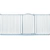Safetots Cancelletto di Sicurezza Extra Alto con Parte Superiore Incurvata, 225cm - 234cm, Grigio Opaco, Extra Alto con 100cm di Altezza, Montaggio a Pressione per Scale, Barriera di Sicurezza