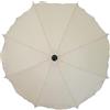 Skyline parasole per passeggino universale ombrello antivento pieghevoli resistenti umbrella ombrelli pieghevole robusto Filtro UV 50+ diametro 63 cm grande bianco crema