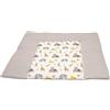 ULLENBOOM ® Fasciatoio 85x75 cm Cialda Piqué Savana di sabbia (Made in EU) - Fasciatoio Lavabile e adatto per il viaggio, Rivestimento: 100% Cotone OEKO TEX, Fasciatoio 75x85