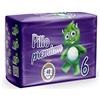 Totò Piccinni PILLO Premium XL, Taglia 6 (16-30 Kg), 1 Pacco da 40 Pannolini Bimbo