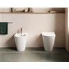 CERAMICA CATALANO Sanitari Zero 55 Filomuro 55x35 cm Silentech con Copriwater Avvolgente Frizionato Bianco Lucido - Cod. Articolo: 0114550001+0119551001+0551100001