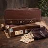 Senza marchio Set Gioco Rummy Ovale XL Madreperla Piastrelle 100% Fatte a Mano 🎁 Regalo...