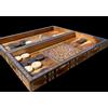 Senza marchio Set scacchi backgammon 3 in 1 legno massello di palissandro tavola di lusso...