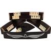 Senza marchio X Grande Set Gioco da Tavolo Rummy Ovale 100% Piastrelle in Legno Fatte a...