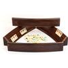 Senza marchio X Set Rummy Ovale Massiccio Grande 100% Piastrelle Fatte a Mano Gioco...