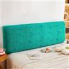 WSGJHB Copri Testiera Letto, Elastico Protezione Copritestiera Stampa Tinta Unita 140-170 cm Verde
