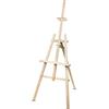 WOODOK Wood Ok Cavalletto da Pittura Altezza Regolabile Max 170cm Legno di faggio Accessorio Matrimonio Vernissage Professionale Adulti Bambini