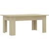 vidaXL Tavolino basso in rovere Sonoma 100 x 60 x 42 cm