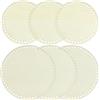 PATRICKWHITE 6Pz Base Legno Rotondo Culla Uncinetto,Fondi,Fondo,per Cestini,Uncinetto,Base Naturale Cesti Fai da Te,Borse Uncinetto,Artigianato (15 Cm/20 Cm)