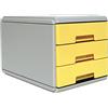 Arda Cassettiera Mini 3 cassetti colore giallo pastello 19P3PPASG