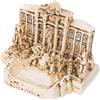 SUPVOX Miniatura Fontana di Trevi in Resina, Edificio Chiesa da Collezione, Decorazione da Tavolo per Casa, Ufficio e Hotel, Souvenir Architettonico Italiano