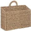 ATMOSPHERA CREATEUR D'INTERIEUR - Cesto sospeso Cora in Paglia e Metallo 37x14cm