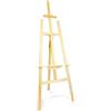 Generic Cavalletto in Legno di Abete 120 cm - Treppiede da Esposizione per Quadri, Disegni, Poster, Insegne - Ideale per Matrimoni, Mostre, Eventi, Decorazioni