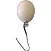 generico Palloncini In Ceramica Da Parete Da Appendere 16 Cm Bianco