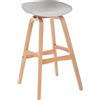 ZAIHW Sgabello da Tavolo Combinazione Tavolo E Sedia Semplice Nordico Ristorazione Negozio di tè Reception Tavolo Alto Sedia Tavolo Rotondo Semplice