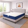 Baldiflex Materasso Memory 14 cm, Matrimoniale 160x190 cm, RelaxOne 14, Ortopedico e Ergonomico, Anallergico e Antibatterico, 100% Made in Italy