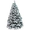 XONE Albero Milton INNEVATO 180 CM | Albero Artificiale Bianco | Albero di Natale con Neve PP+PVC Effetto Aghi di Pino