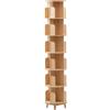 Legwfdthy Mensola girevole a 360° multifunzione, organizzatore da pavimento, grande spazio per adulti in legno